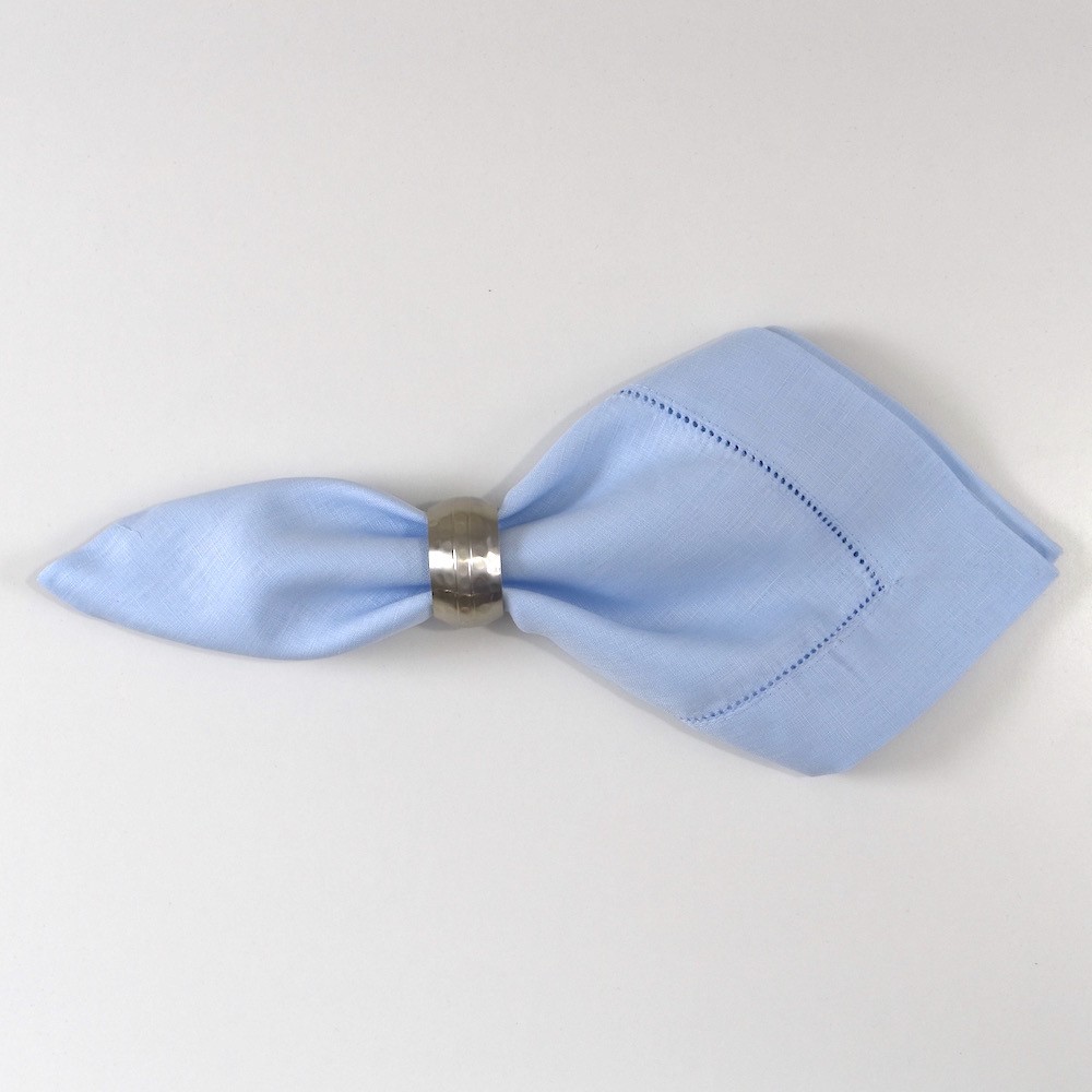 Baby Blue Dinner Hemstitch Napkin