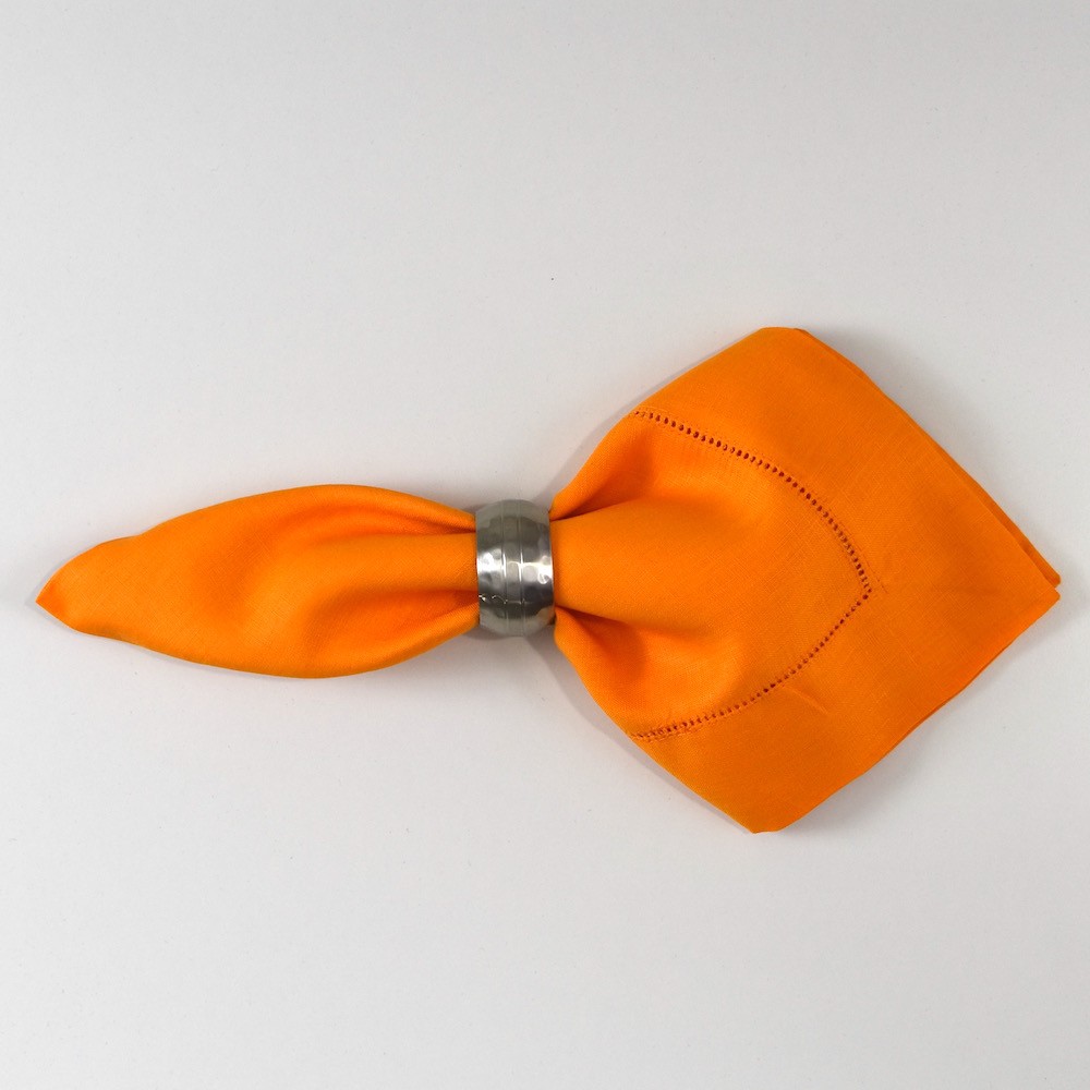 Pumpkin Dinner Hemstitch Napkin