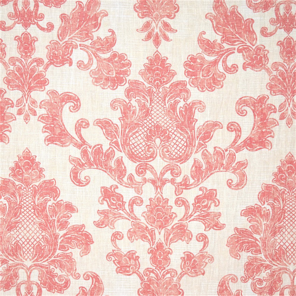 Antibes Damask Blush on Ivory